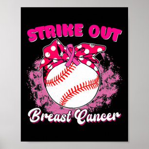 Strejka ut Baskebollkamp mot bröstcancer Poster