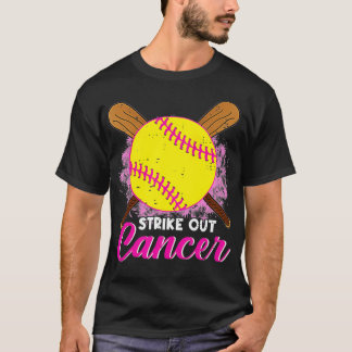 Strejka ut Breast Cancer Awareness Day Rosa Ribbon T Shirt