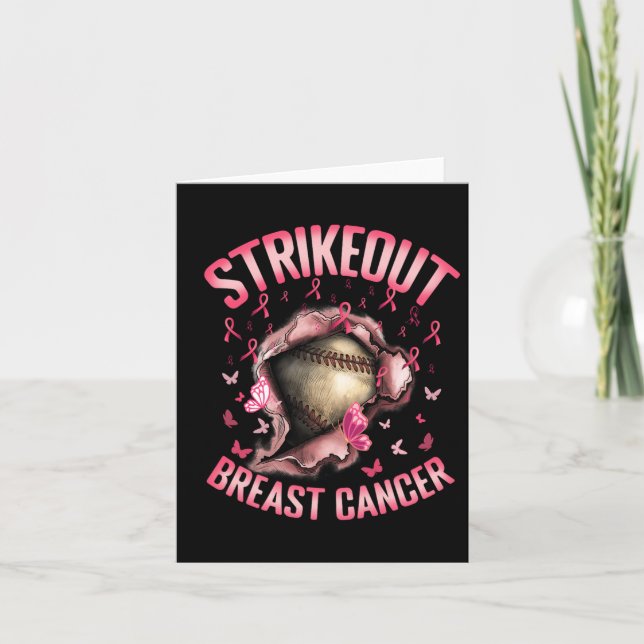 Strejka ut Breast Cancer Awareness Sell Player Fig Kort (Framsida)