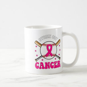 Strejka ut Breast Cancer Bysebyll Rosa Kaffemugg