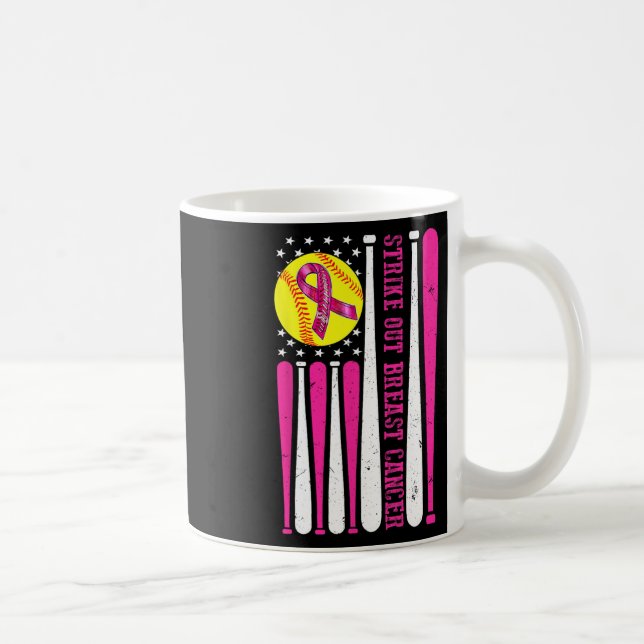 Strejka ut Breast Cancer - programvaran för kampen Kaffemugg (Höger)