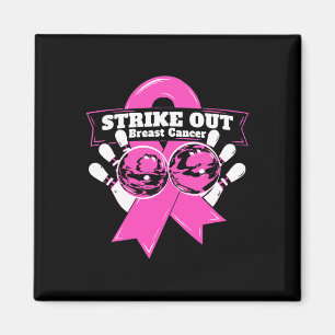 Strejka ut Bröstcancer Medvetenhet om bröstcancer Magnet