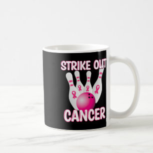 Strejka ut medvetenheten om bröstcancer - försämra kaffemugg