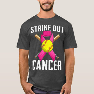 Strejka ut Rosa för bröstcancermedvetenhet Ribbon  T Shirt