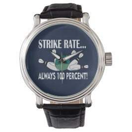 Strejkan Bowling Pin Boll Team Armbandsur