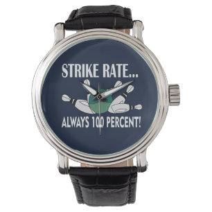 Strejkan Bowling Pin Boll Team Armbandsur