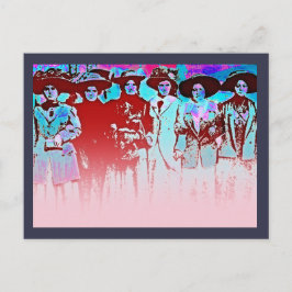 Strejkan för fabrikskvinnor 1909 vykort