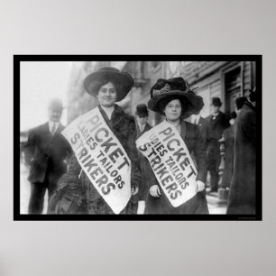 Strejkan för kläder, New York City 1910 Poster