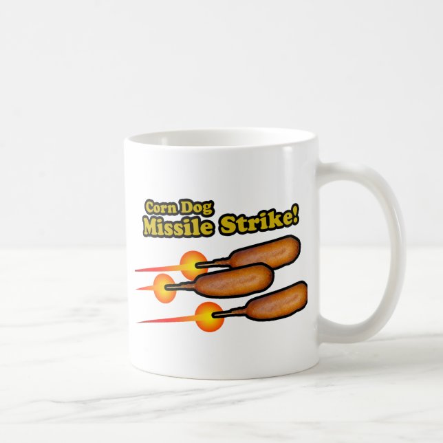 Strejkan maj Hund Missile Kaffemugg (Höger)