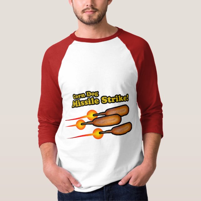 Strejkan maj Hund Missile T-shirt (Framsida)