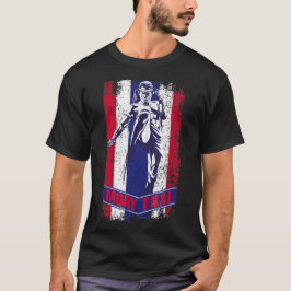 Strejkan Muay Thai Fighter Thailand Flagga T Shirt