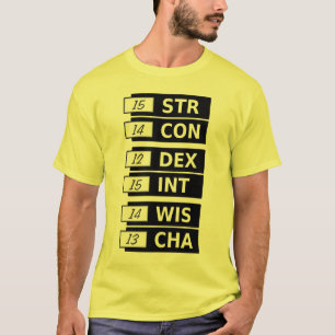 STREN för ställningar för RPG-fantasikapacitet Tee Shirt