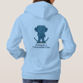 Strenght är en obrytbar Lugn - Motivational Hoodie T Shirt