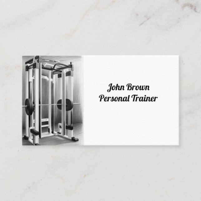 Strenght Maskiner Affärskort Visitkort (Framsida)