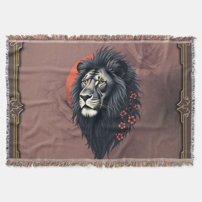 Strength and delicacy united, a black lion filt (Framsidan)