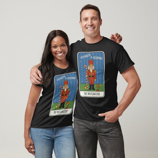 Strength & Courage Nutcracker Soldier Christmas  T Shirt (Unisex)