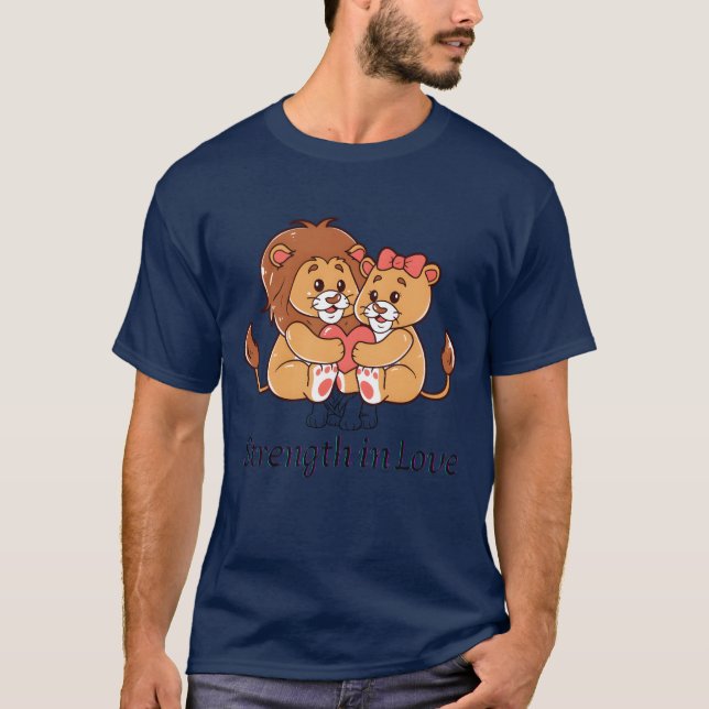 Strength in Love boy T Shirt (Framsida)