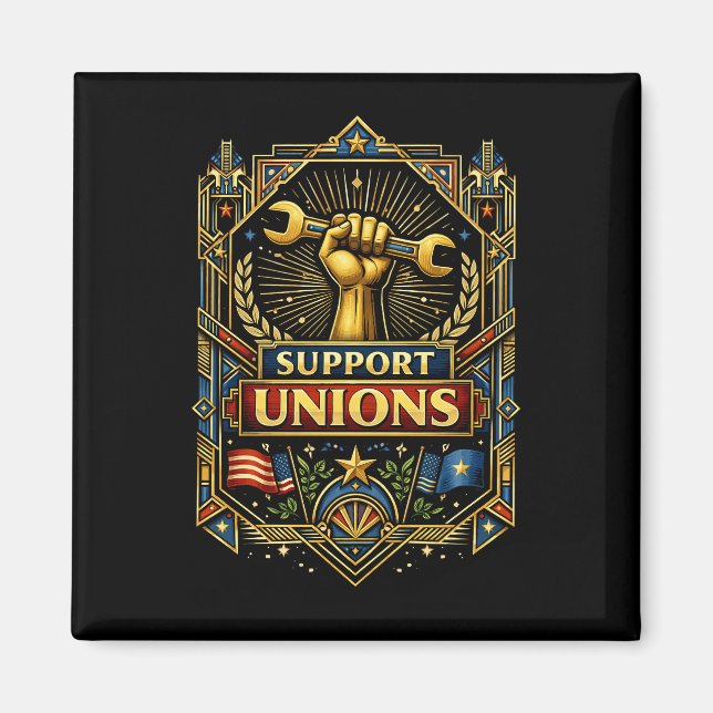 Strength in Solidarity Magnet (Framsidan)
