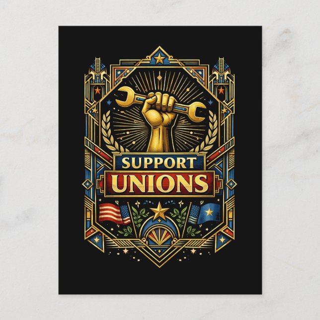 Strength in Solidarity Vykort (Framsida)