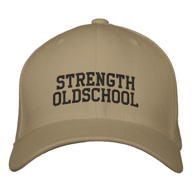 STRENGTH OLDSCHOOL CAP BRODERAD KEPS (Framsida)