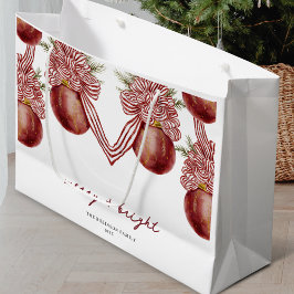 Streppad Ornament jul-Helgdag Merry Bright