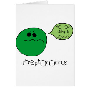Streptococcus Hälsningskort