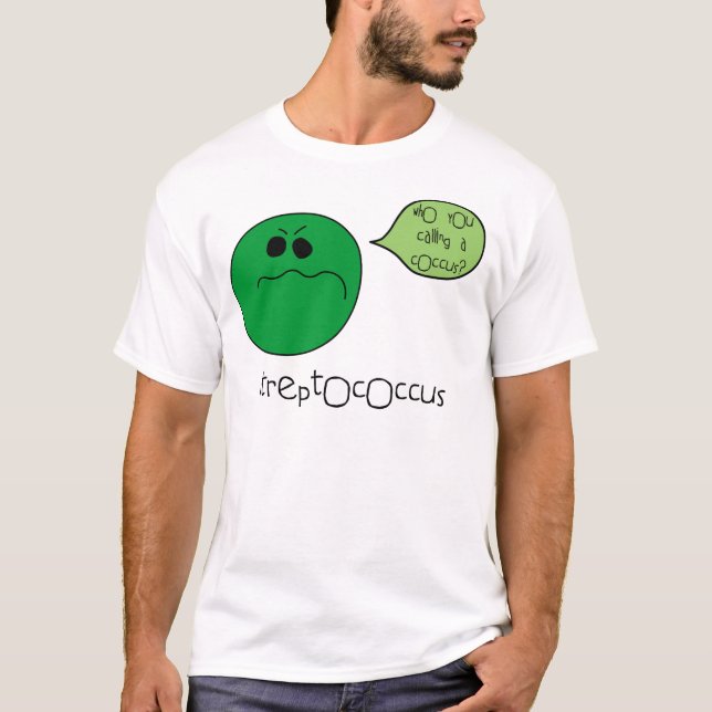 Streptococcus T Shirt (Framsida)