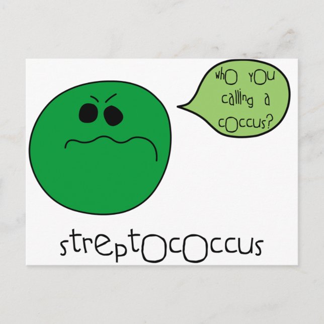 Streptococcus Vykort (Framsida)