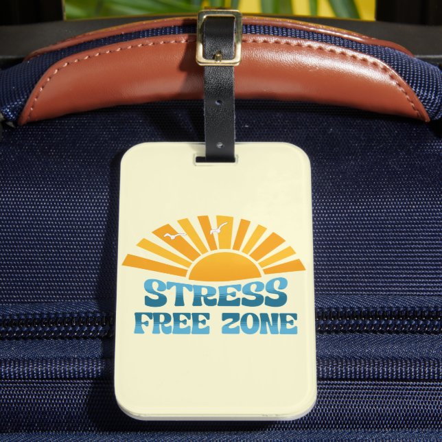 Stress Free Zone Bagagebricka (Framsida Insitu 2)