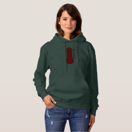 Stress Termometer Kvinnlig Hoodie T Shirt