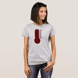 Stress Termometer Kvinnors T-Shirt