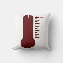 Stress Thermometer Pillow Kudde