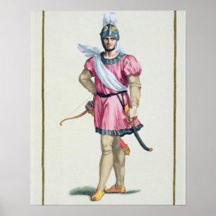 Stress till en nordlig soldat från Receuil des Est Poster