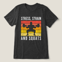 Stress Töjning och Knäböj Tröja, Rolig Ingenjör Gy T Shirt
