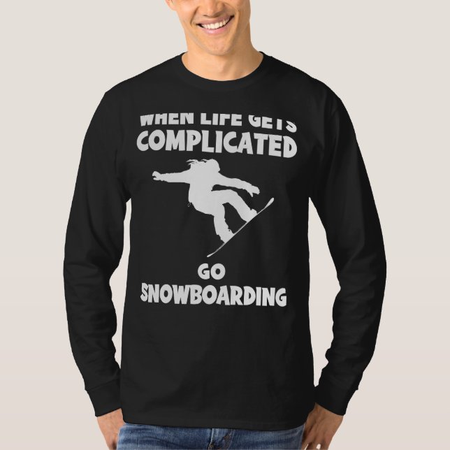 Stressa bort: När livet blir komplicerat är det mi T Shirt (Framsida)