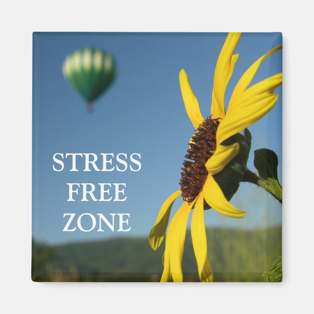 Stressa fritt Zont magnet (Framsidan)