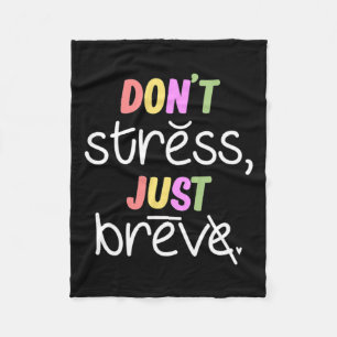 Stressa inte Dyslexia Awareness Disability Therapi Fleecefilt
