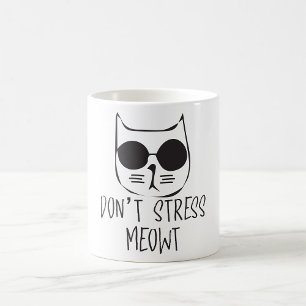 Stressa inte kött kaffemugg