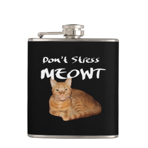 Stressa inte Meowt - Orange Cat Stressar ut mig Fickplunta