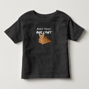 Stressa inte Meowt - Orange Cat Stressar ut mig T Shirt