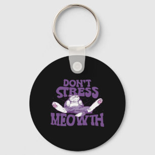 Stressa inte Meowth National Stressa Awareness Mon Nyckelring