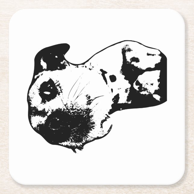 Stressa inte underlägg papper kvadrat (Framsidan)