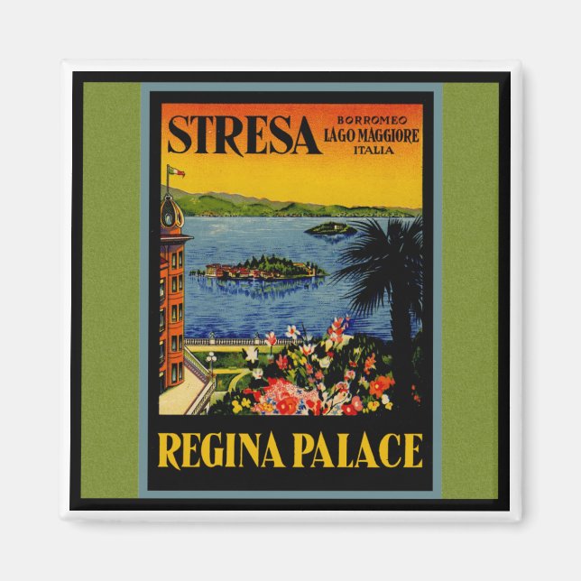 Stressa-Italien Magnet (Framsidan)