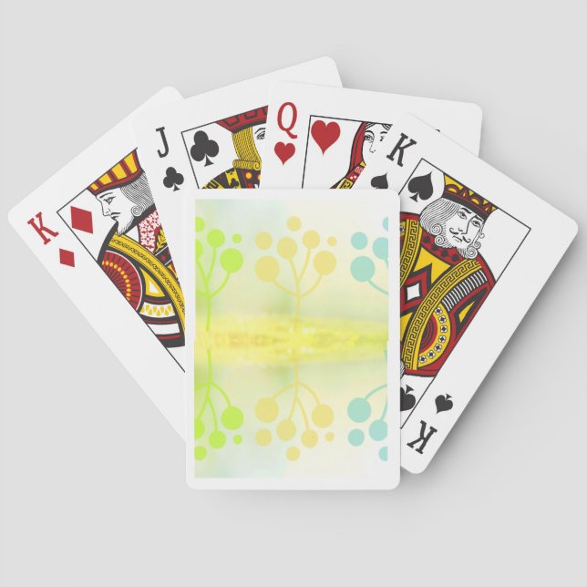 Stressa klassiska uppspelningskort utan extra kost casinokort (Baksidan)