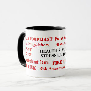 Stressa Reliever Joke Stressar Relief Mugg