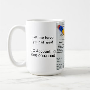 Stressa skatt kaffemugg