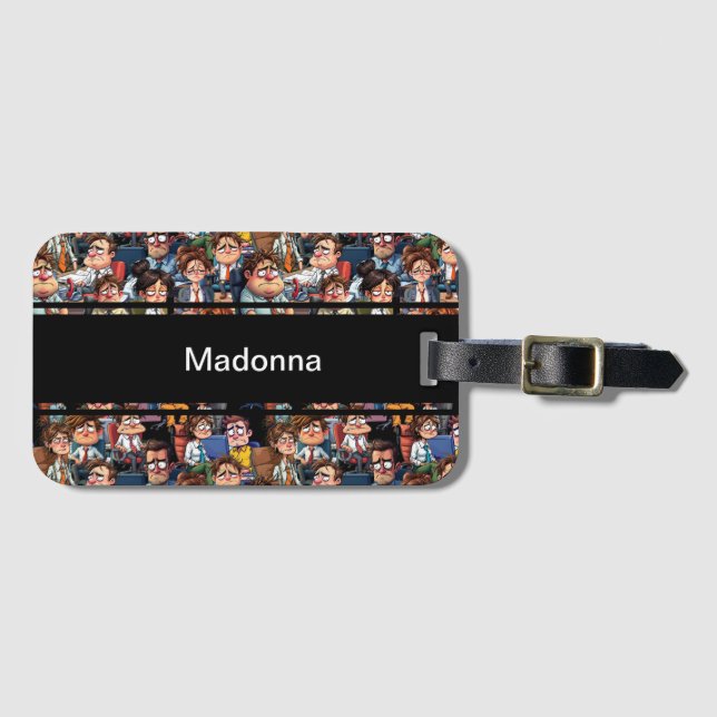 Stressa svart arbete bagagebricka (Framsida horisontal)