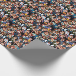 Stressa svart arbete presentpapper