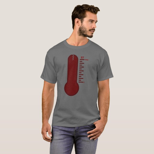 Stressa Thermometer Basic T-Shirt (Hel framsida)