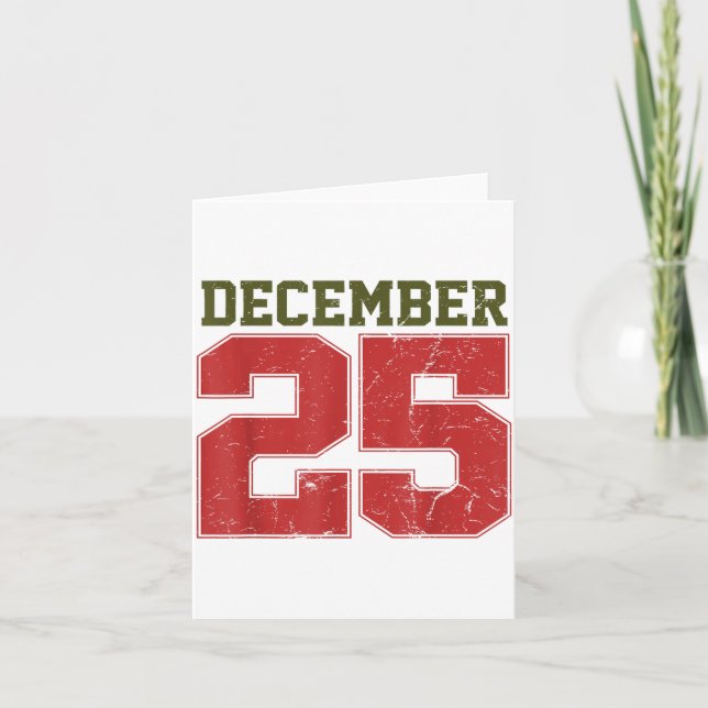 Stressad 25 december kort (Framsida)